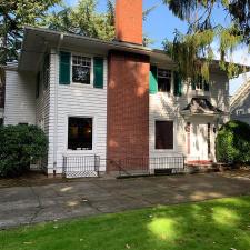 House Washing with Gutter Cleaning and Brightening on NE Knott St. in Portland, OR 6